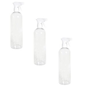 3x Clear PET Spray Bottles 1L Tall with Trigger by Comptoir des Bouteilles. Explore our extensive catalog of industrial and construction materials at Nigeria-Materiels.com. We deliver quality and reliability.