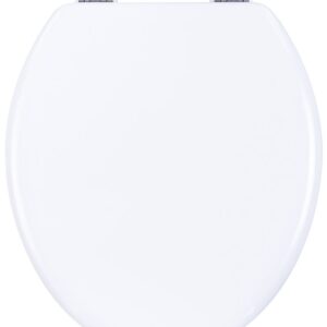 OLFA PRO double white toilet seat ref. 7UD00010206S. Get the best construction and hardware products at Nigeria-Materiels.com. We deliver quality and value.