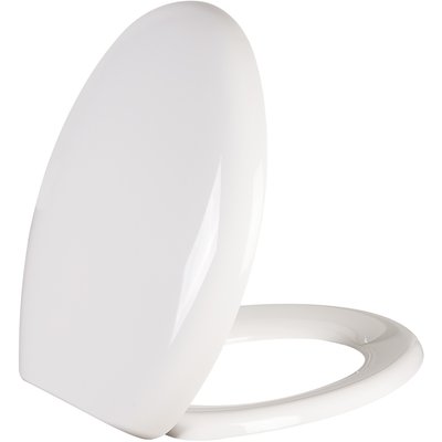 Vallauris Premium toilet seat with soft close ref. 95821410. Nigeria-Materiels.com provides top-notch plumbing and electrical supplies. Your projects deserve the best tools.