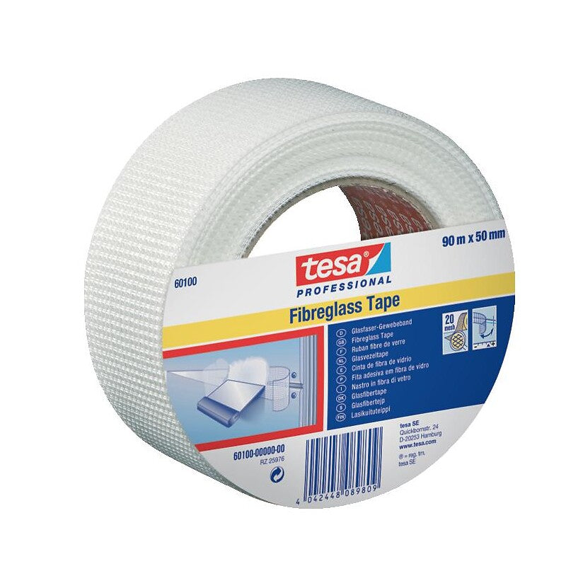 Multi-purpose fiberglass adhesive 60100, white, width 50 mm, 90 m roll. Discover the best industrial and plumbing supplies at Nigeria-Materiels.com. We are your trusted partner.