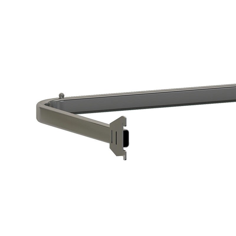 Hanging rail for Swing profile - width 690 mm x depth 150 mm - chrome. Explore our extensive catalog of industrial and construction materials at Nigeria-Materiels.com. We deliver quality and reliability.