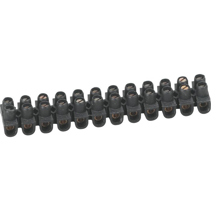 Nylbloc screw connection strip - cap 10 mm2 - black - Ref.034215. Nigeria-Materiels.com offers a wide selection of plumbing and electrical products. Quality and affordability guaranteed.