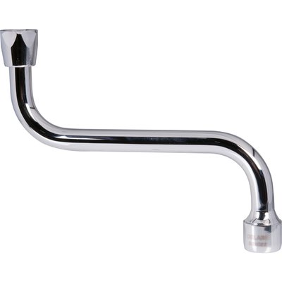 Horizontal aerator spout F20X27 width 150mm with economizer seal Ref.945152. Find high-quality plumbing and electrical products at Nigeria-Materiels.com. We cater to both small and large-scale projects.