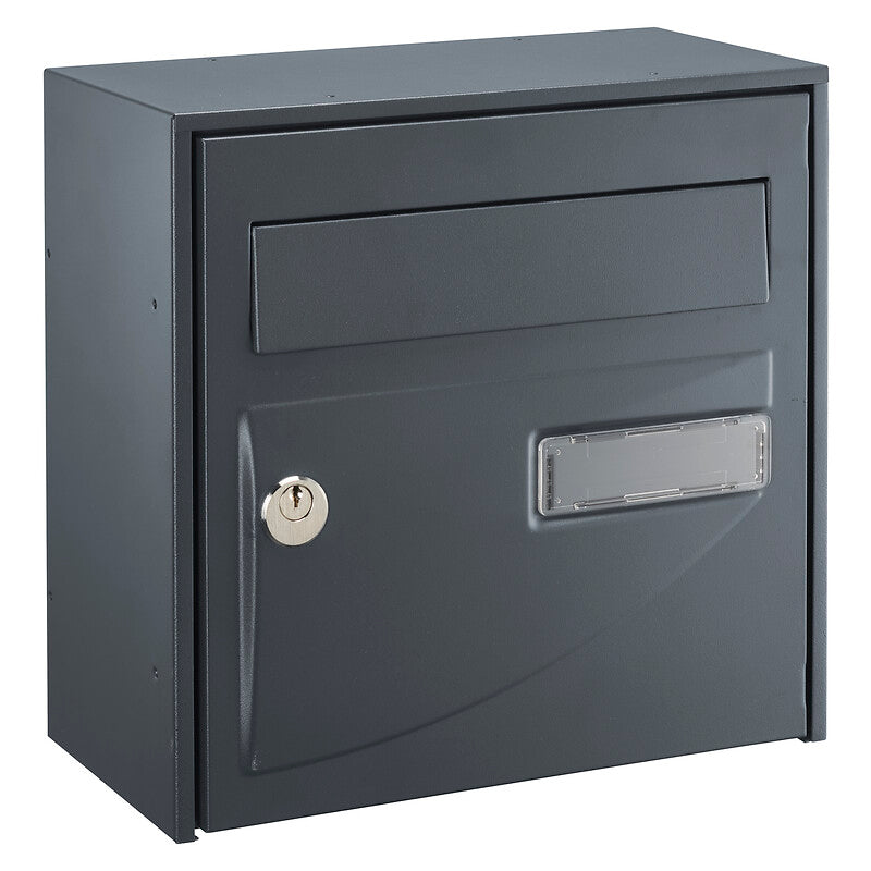 Probat Half-Size Mailbox - RAL 7016 Grey. Nigeria-Materiels.com is your trusted partner for all your construction and hardware needs. Shop with us for quality and affordability.