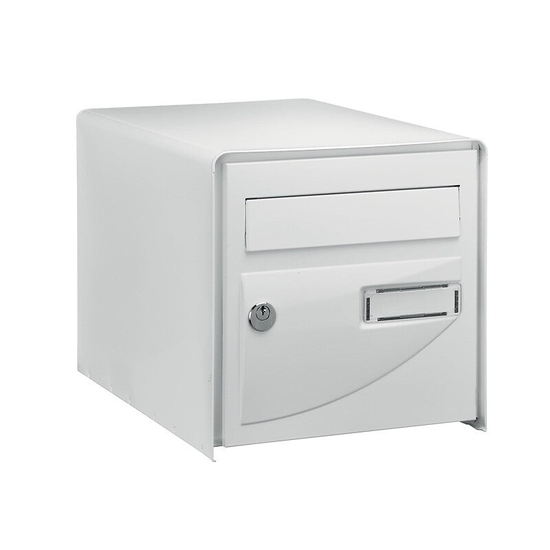 Probat letterbox - single sided - white RAL 9016 - L 302 x H 300 x D 410 mm. Shop for reliable industrial and construction materials at Nigeria-Materiels.com. We are here to support your success.