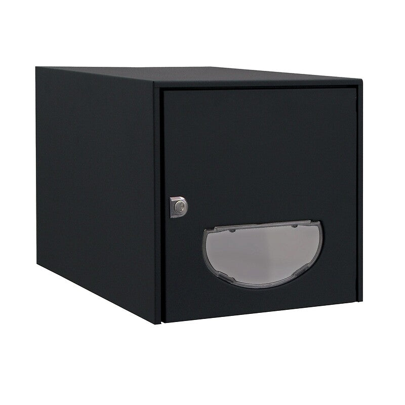 Steel Box double-sided letterbox black RAL 9005. Discover premium industrial and plumbing products at Nigeria-Materiels.com. We deliver excellence in every order.