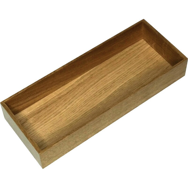 Fineline wooden storage box - 300 x 117.5 x 49 mm - light oak finish. Get the best construction and hardware products at Nigeria-Materiels.com. We deliver quality and value.