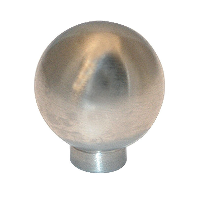 Ball button with base - brushed stainless steel - diameter 20 mm. Nigeria-Materiels.com offers a wide selection of electrical and construction products. Quality and affordability guaranteed.