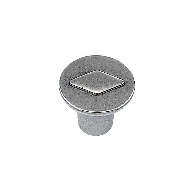 Zinc button with pewter finish Ø 30 mm - Barcino. Nigeria-Materiels.com provides top-notch electrical and construction materials. Your projects deserve the best.