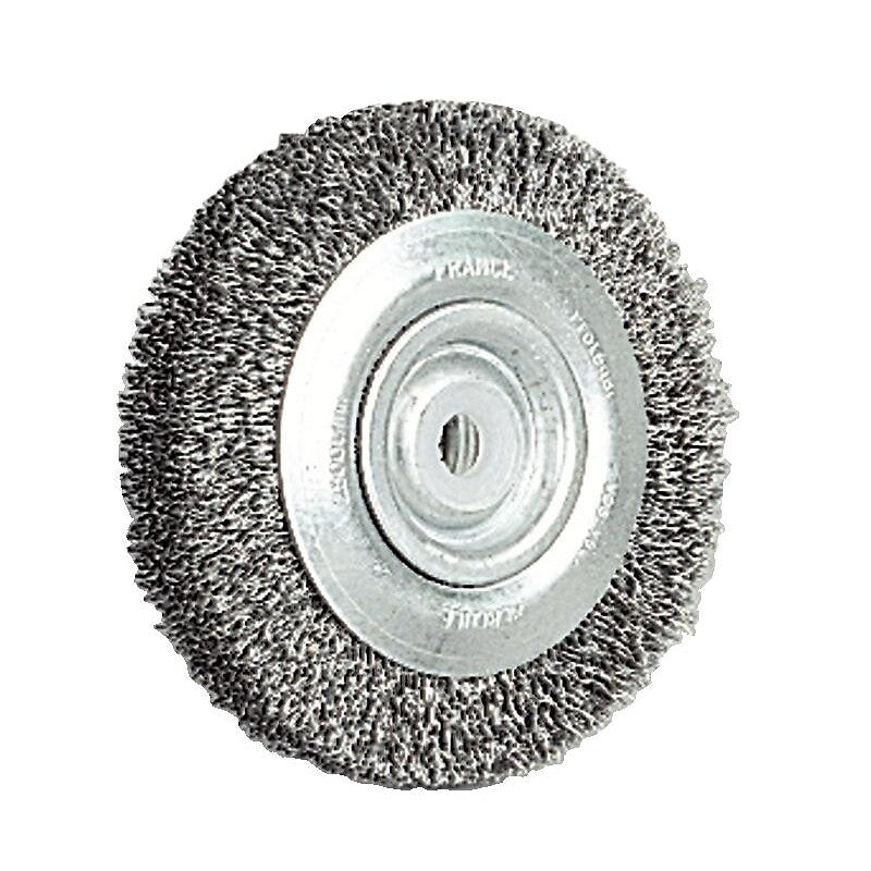 Circular steel brush diameter 125 mm thickness 20 mm wire diameter 0.35 mm. Nigeria-Materiels.com offers a wide range of electrical and construction materials. Your success is our mission.