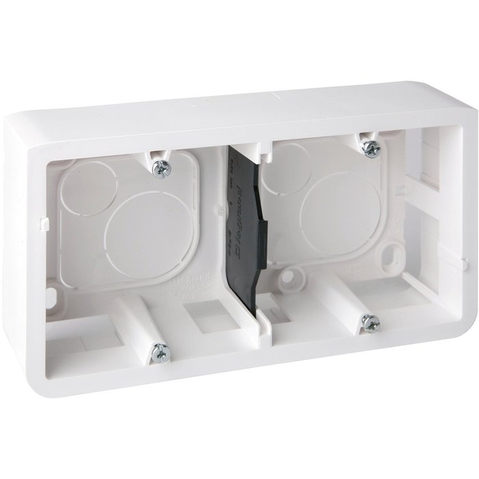 Mosaic surface frame - for support ref. 802 52 - depth 40 mm - 4/5 or 2x2 horizontal modules - Ref.080285. Nigeria-Materiels.com provides top-notch plumbing and electrical supplies. Your projects deserve the best tools.