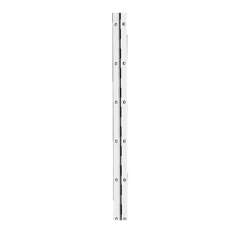 Single leaf stainless steel piano hinges, stainless steel axle - length 1980 mm, width 25 mm. Nigeria-Materiels.com offers top-quality hardware and construction materials. Find everything you need for your projects in one place.