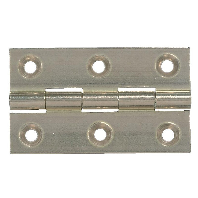 Rectangular hinges 40 x 25 mm - chrome-plated brass - stainless steel pin. Get the best construction and hardware products at Nigeria-Materiels.com. We deliver quality and value.