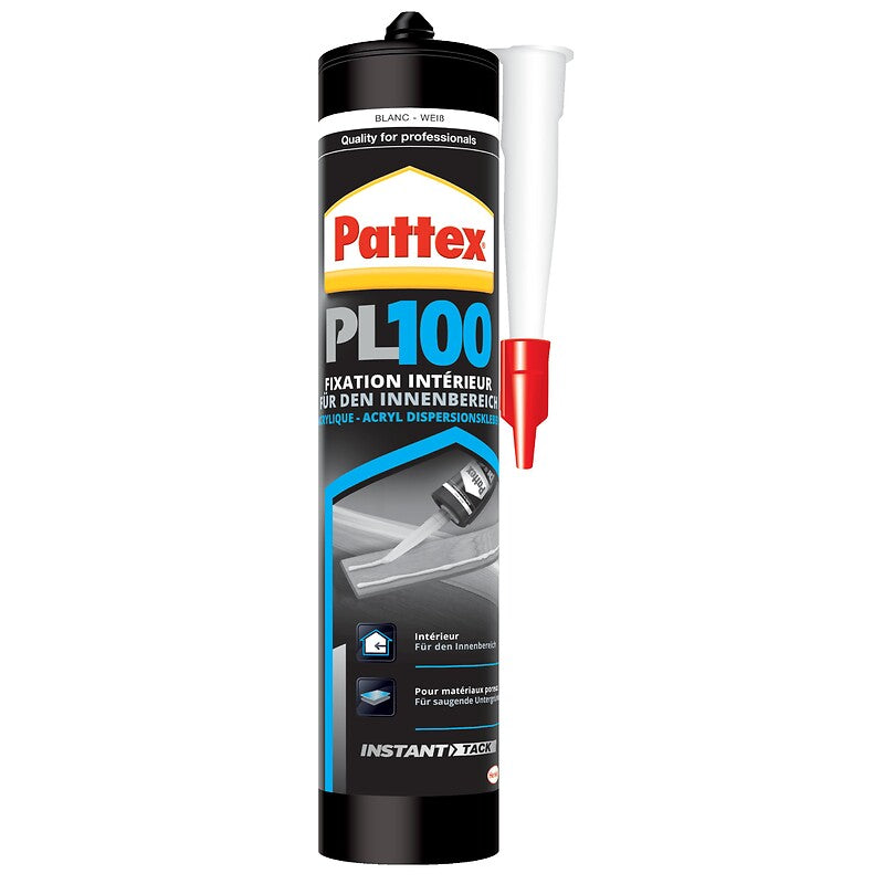 Pattex PL100 glue, 380 g, in a box of 12. Nigeria-Materiels.com offers a wide selection of hardware and plumbing products. Get the best tools for your projects today.