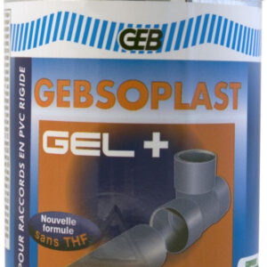 Rigid PVC glue, drinking water contact, GEBSOPLAST GEL PLUS 250ml box with brush ref 504748. Nigeria-Materiels.com offers high-quality hardware and industrial products. Trust us for all your project needs.