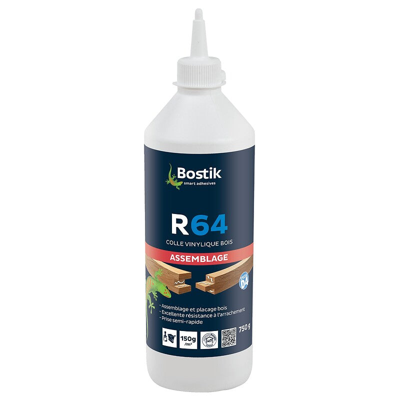 Vinyl glue R 64 slow setting exterior carpentry 750 gram bottle. Find reliable construction and plumbing products at Nigeria-Materiels.com. We make your projects easier and more efficient.