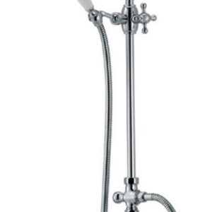 ALTERNA ANTICA shower column with chrome thermostatic mixer, Ref.390CS21ALCR. Nigeria-Materiels.com provides premium electrical and industrial materials. Your projects deserve the best.