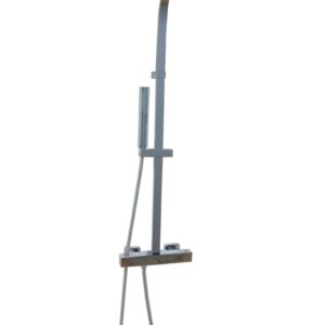 ALTERNA SEDUCTA shower column with chrome thermostatic mixer, Ref.B30234. Nigeria-Materiels.com provides top-notch electrical and construction materials. Your projects deserve the best.