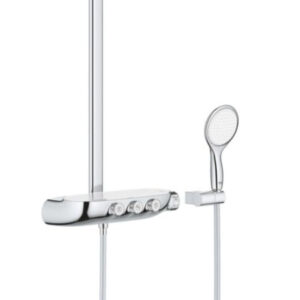 Rainshower System SmartControl Duo 360 White 26250LS0 Shower Column with Thermostatic Mixer. Nigeria-Materiels.com offers a wide range of hardware and industrial supplies. Trust us for all your project needs.