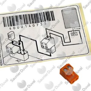 2-wire TA connector Ref. S1072700. Find reliable construction and plumbing products at Nigeria-Materiels.com. We make your projects easier and more efficient.