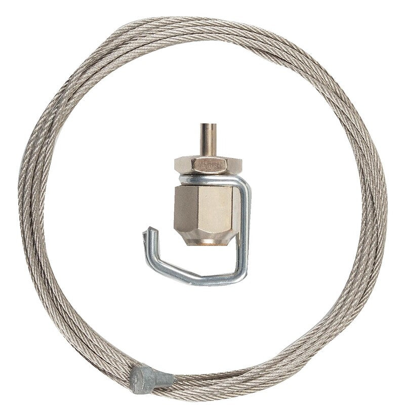 Stainless steel hooks and suspension cable - Civiclic - length 1.80 m. Nigeria-Materiels.com offers a wide selection of plumbing and electrical products. Quality and affordability guaranteed.