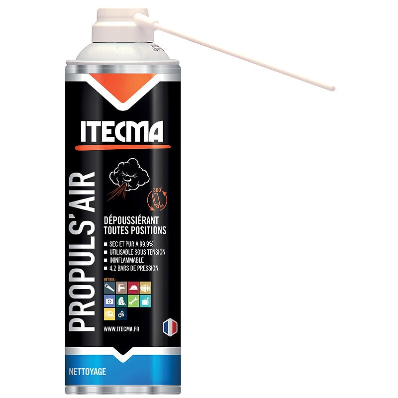 PROPULS'AIR 300 g dry and non-flammable electronic dust remover. Nigeria-Materiels.com provides top-notch plumbing and electrical supplies. Your projects deserve the best tools.