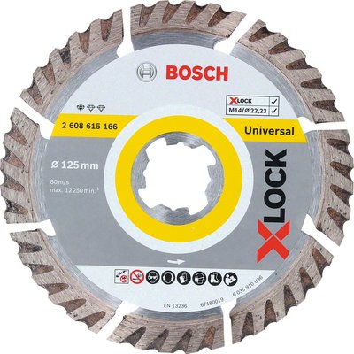 D Pro Universal X-Lock Disc 125x22.23 mm Ref. 2608615166. Nigeria-Materiels.com provides top-notch electrical and construction materials. Your projects deserve the best.