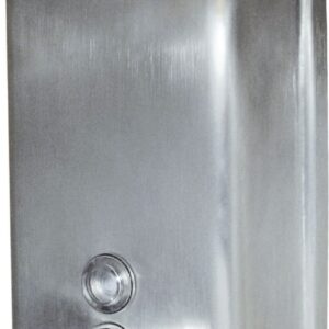 PRESTO wall-mounted soap dispenser in brushed stainless steel Ref. 70632. Nigeria-Materiels.com offers a wide selection of hardware and plumbing supplies. Your satisfaction is guaranteed.