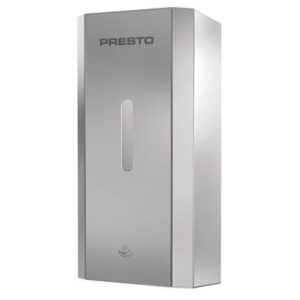 PRESTO wall-mounted hydroalcoholic gel soap dispenser 1l stainless steel Ref. 60376. Find durable electrical and construction supplies at Nigeria-Materiels.com. We are committed to your success.