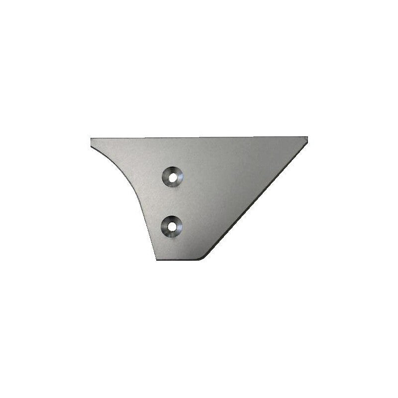 Finishing caps for shelf support profile - pair - anodized silver finish - aluminum. Nigeria-Materiels.com is your one-stop shop for electrical and hardware needs. Enjoy a seamless shopping experience.