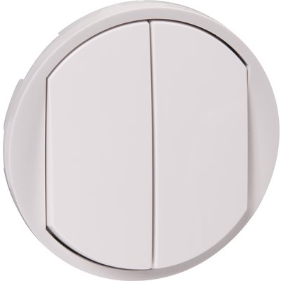 Céliane hubcap - double two-way/push button - wide white finger - Ref.068002. Nigeria-Materiels.com provides top-notch industrial and plumbing materials. Your projects deserve the best.