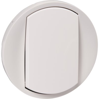 Céliane hubcap - Two-way / push button - wide white finger - Ref.068001. Find durable electrical and construction materials at Nigeria-Materiels.com. We are committed to excellence.