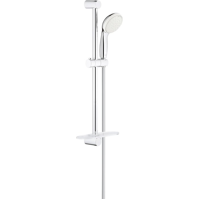 Tempesta 100 Chrome 2-jet shower set with bar 27926001. Find the best plumbing and construction materials at Nigeria-Materiels.com. We are your trusted partner.