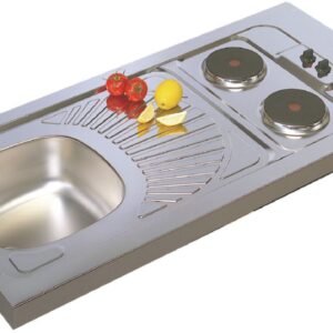 MODERNA CPAE kitchen sink 1 bowl 1200 stainless steel F17, Smooth, Ref. CPAE120F00. Explore our collection of electrical and construction supplies at Nigeria-Materiels.com. We are your reliable partner.