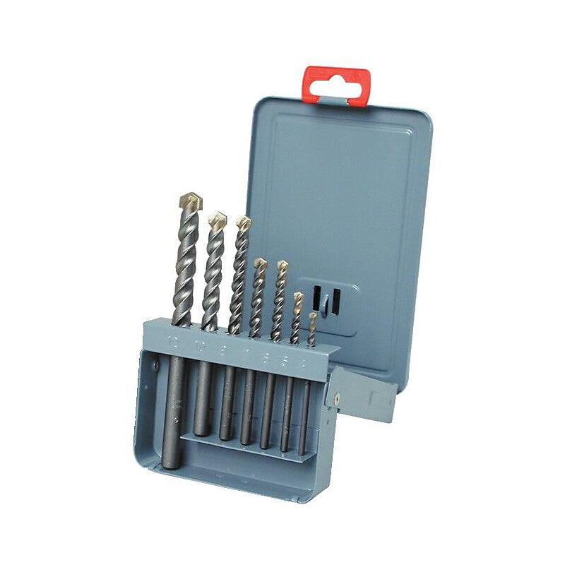 Concrete drill bits with cylindrical shank 208 D, set of 7. Discover premium plumbing and electrical supplies at Nigeria-Materiels.com. We are committed to delivering excellence in every product.