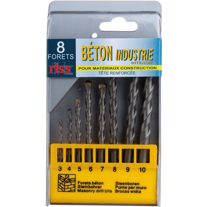 CARBIDE DRILL BITS KIT OF 8. Find reliable construction and plumbing products at Nigeria-Materiels.com. We make your projects easier and more efficient.