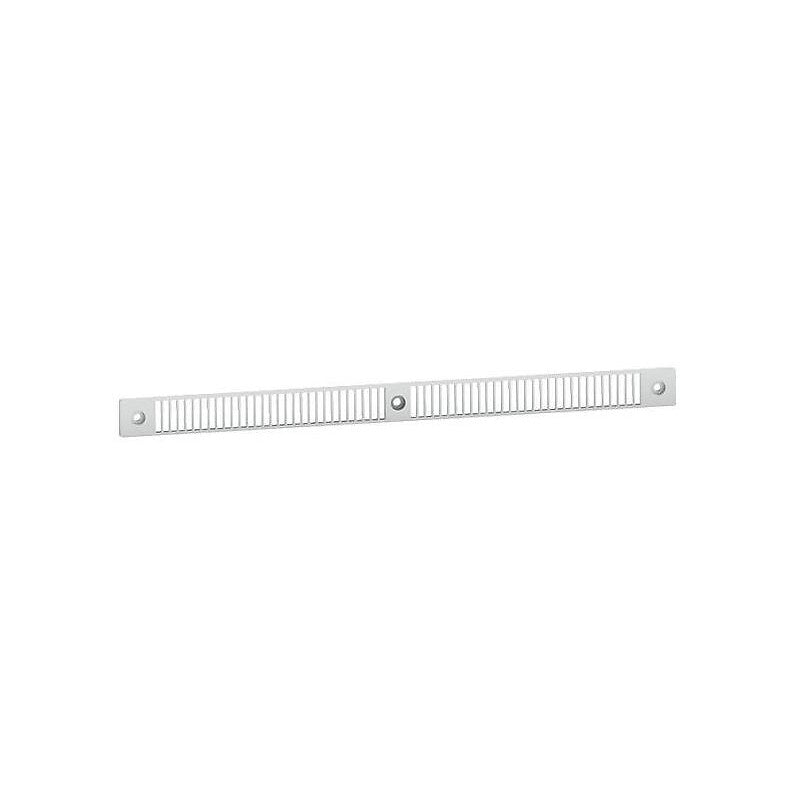 White plastic aluminum facade grille 9010 GPVM for VM and VM-G series air inlets. Nigeria-Materiels.com is dedicated to providing premium construction and hardware materials. Your satisfaction is our priority.