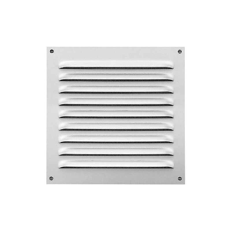 Aluminum ventilation grille with white lacquered mosquito net 200 X 200 mm in bag. Nigeria-Materiels.com is your trusted partner for all your construction and hardware needs. Shop with us for quality and affordability.