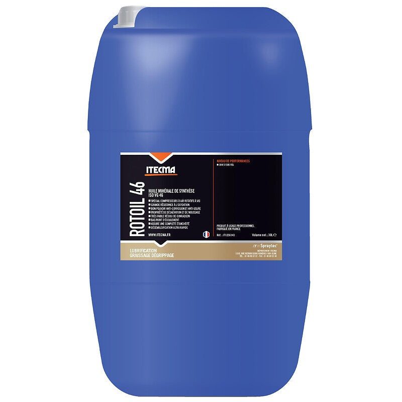 Rotoil 46 synthetic mineral oil 30 liter can. Find durable construction and plumbing supplies at Nigeria-Materiels.com. We are committed to your success.