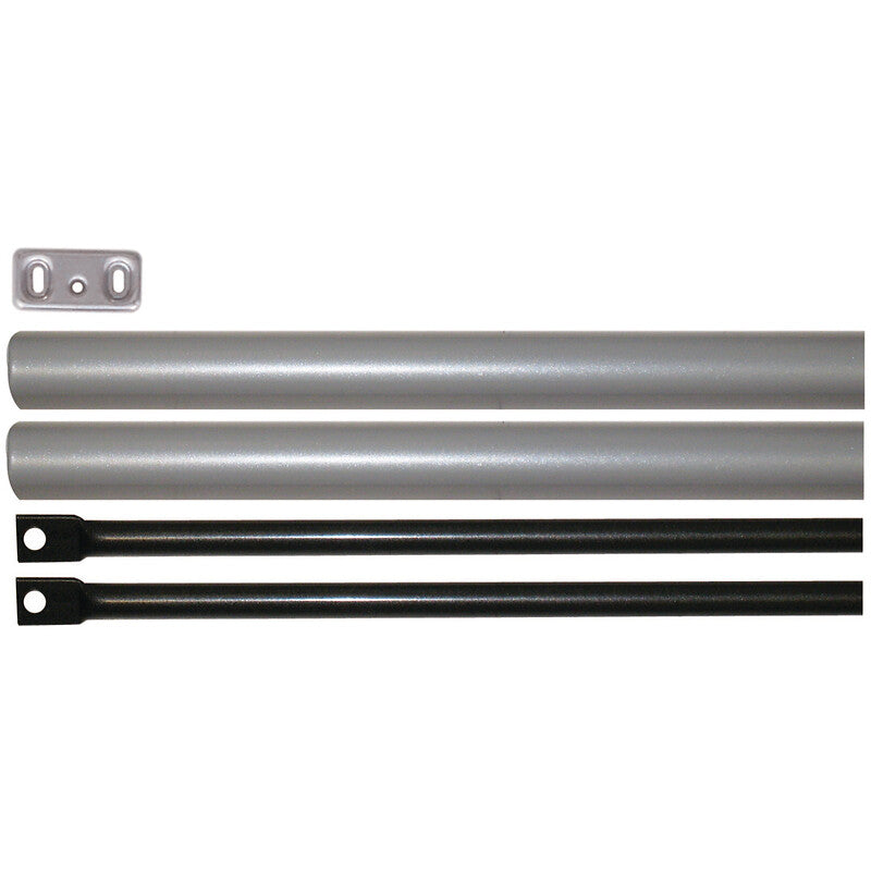 Set of 2 rods and 2 rod covers for Anaa panic lock, stainless steel finish. Find the best plumbing and construction materials at Nigeria-Materiels.com. We are your trusted partner.