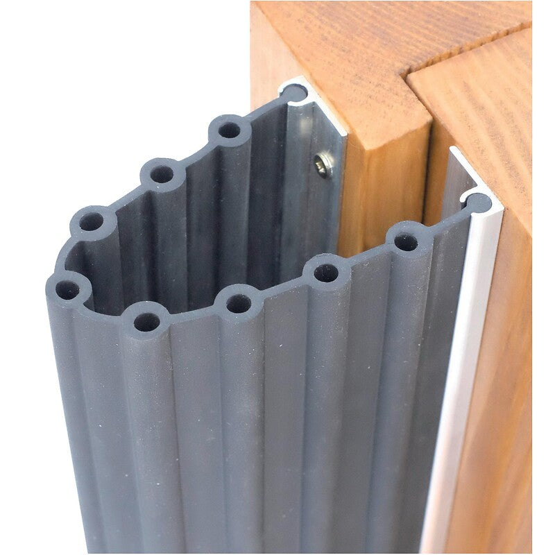 Antigua finger-pinch seal height 2 ml in 150 mm (2 profiles and a strip) snow white color. Find the best construction and hardware materials at Nigeria-Materiels.com. We are your trusted partner.