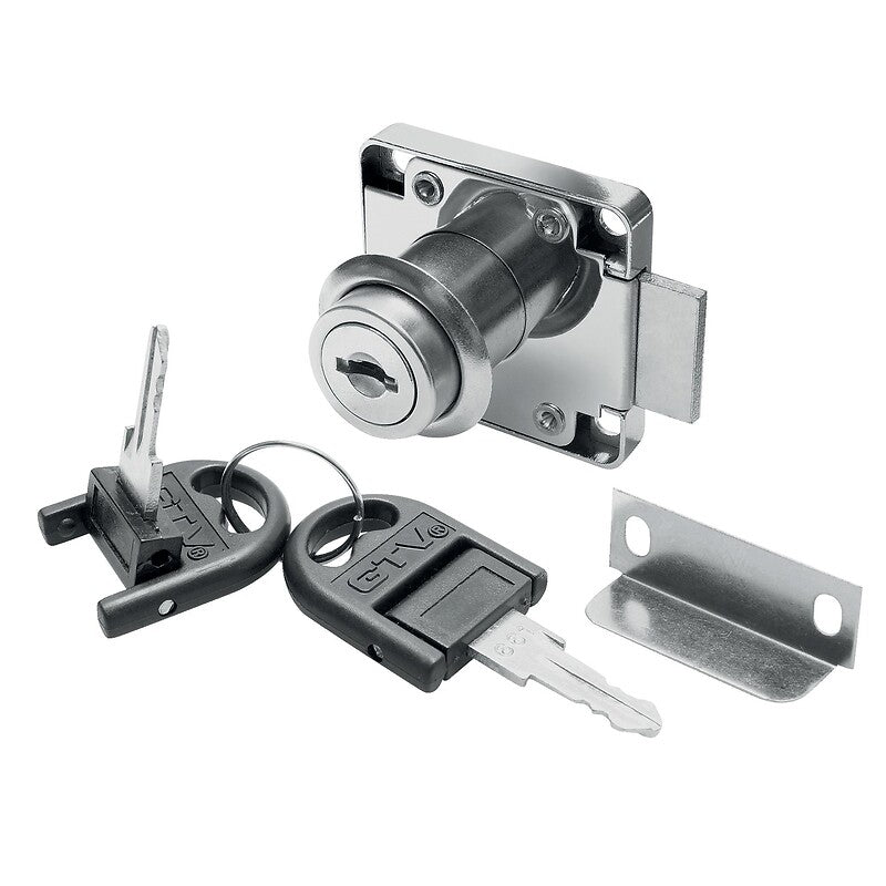 Z138 single-point furniture lock kit - classic keys - cylinder with palastre. Nigeria-Materiels.com provides top-notch industrial and plumbing materials. Your projects deserve the best.