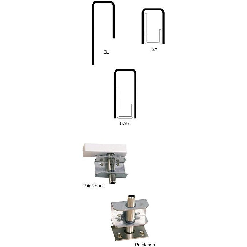 Additional top and bottom locking kit for Exclusive A2P lock. Get the best industrial and construction materials at Nigeria-Materiels.com. We deliver excellence in every order.