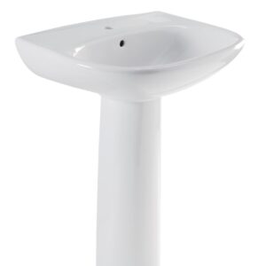 ALTERNA VERSEAU2 washbasin Lg: 60 cm White ceramic, with or without column. Find durable construction and plumbing supplies at Nigeria-Materiels.com. We are committed to your success.