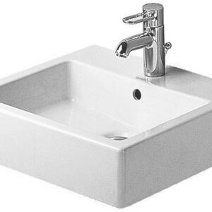 DURAVIT VERO washbasin, 50 x 47, with overflow and tap platform, White Ref. 0454500000. Shop for durable plumbing and electrical materials at Nigeria-Materiels.com. We are committed to your satisfaction.