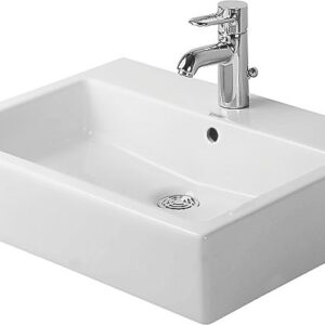 DURAVIT VERO washbasin, 60 x 46.5, with overflow and tap platform, White Ref. 0454600000. Find durable construction and plumbing supplies at Nigeria-Materiels.com. We are committed to your success.