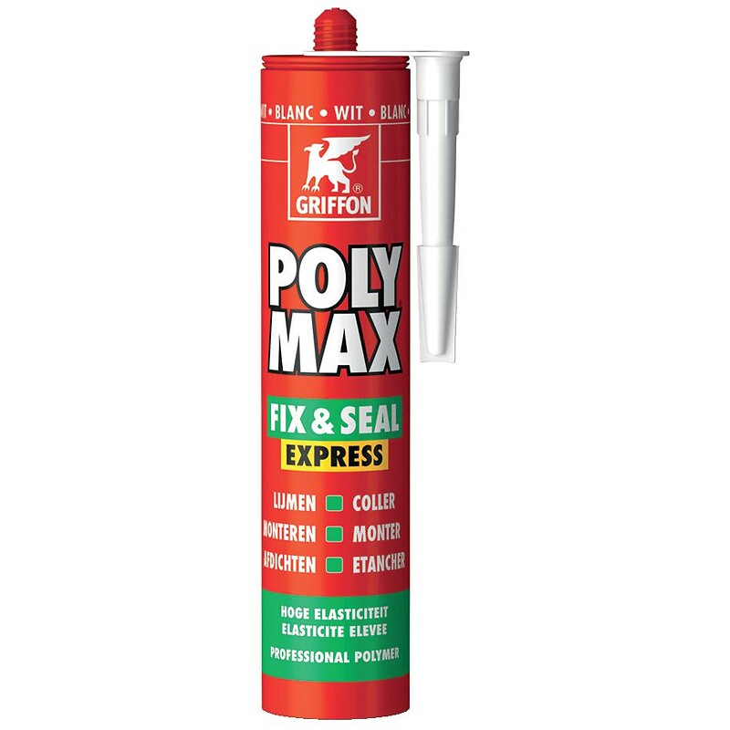 POLYMAX®FIX&SEAL EXPRESS polymer adhesive sealant box of 12 300g cartridges. Discover top-quality hardware and industrial tools at Nigeria-Materiels.com. We are here to support your projects.