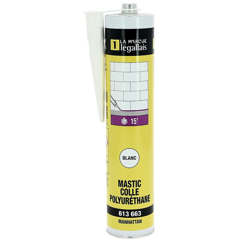 Manhattan white polyurethane adhesive sealant 300ml cartridge. Nigeria-Materiels.com is your go-to source for plumbing and hardware supplies. Enjoy a seamless shopping experience.