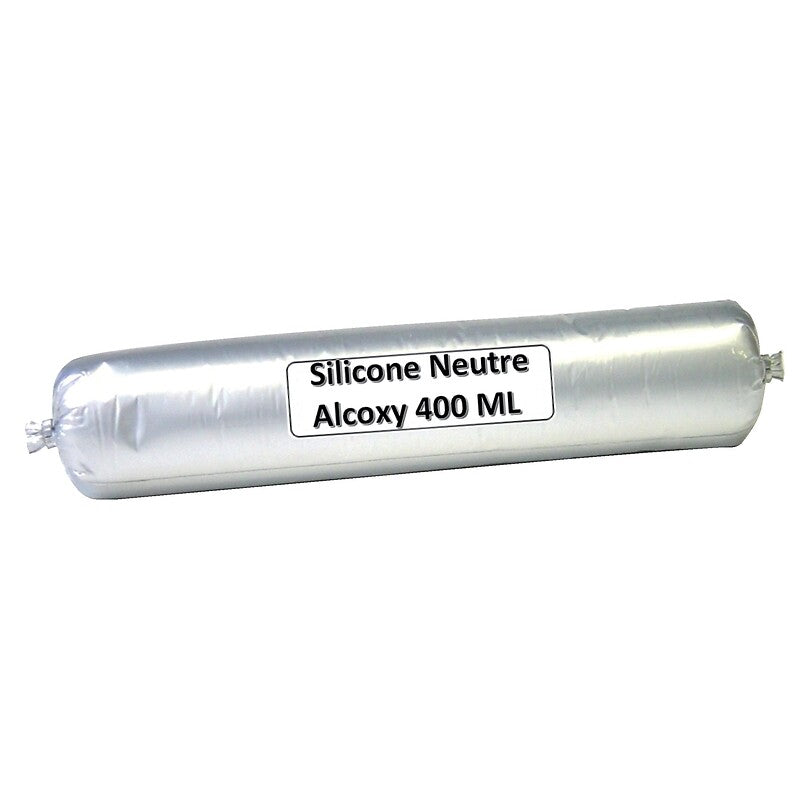 Neutral silicone carpentry putty B 800/2 translucent box of 25 400 ml bags. Explore our collection of electrical and construction supplies at Nigeria-Materiels.com. We are your reliable partner.