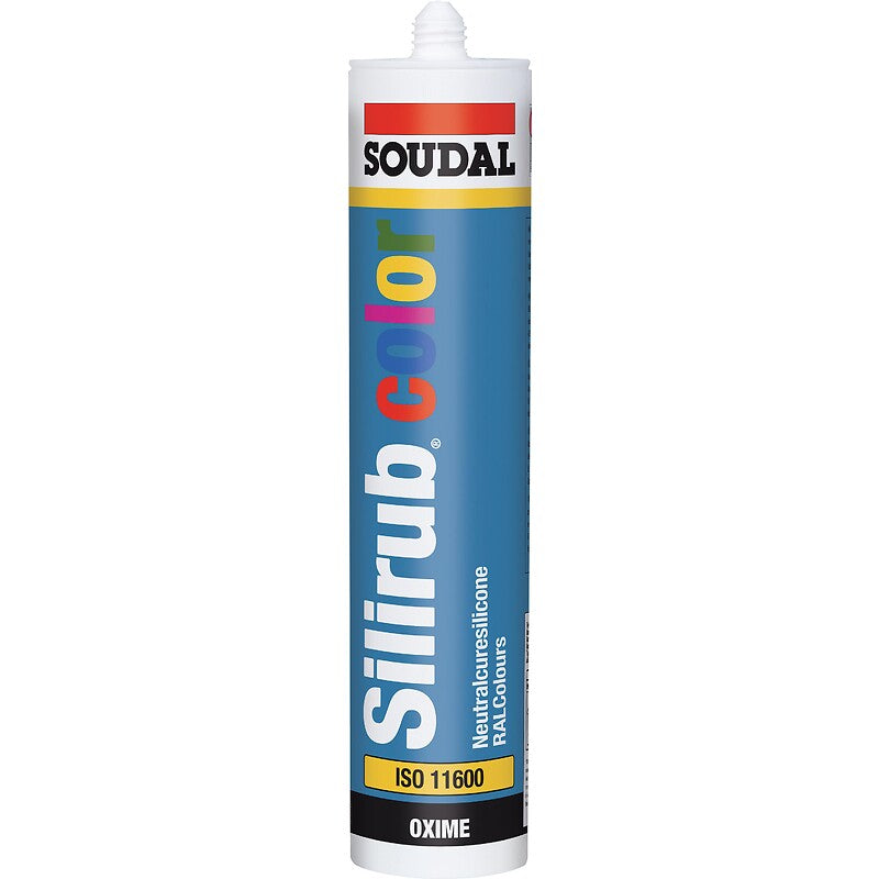 Mastics furniture neutral silicone Silirub Color, coloris gris silex, RAL 7032, cartridge of 310 ml. Find reliable construction and plumbing products at Nigeria-Materiels.com. We make your projects easier and more efficient.